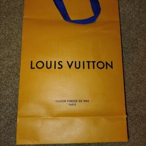 Louis Vuitton Orange Shopping Bag Medium